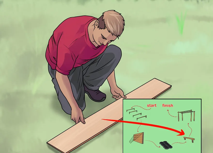 Como construir uma pista de obstáculos