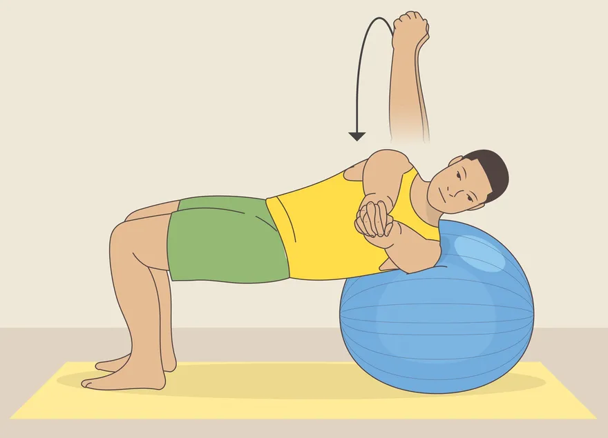 Como fazer um exercício de ponte com uma bola de exercícios