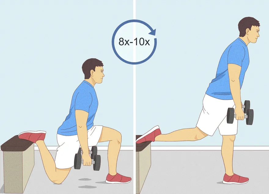 Como fazer um agachamento búlgaro com glúteo direcionado