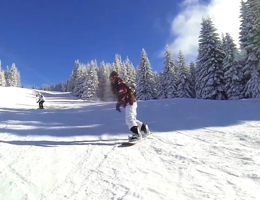 Como fazer uma curva de snowboard