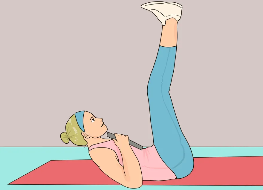 Como fazer o exercício Vertical Leg Crunches