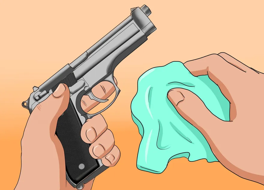 Como fazer a manutenção de uma pistola (arma de mão)