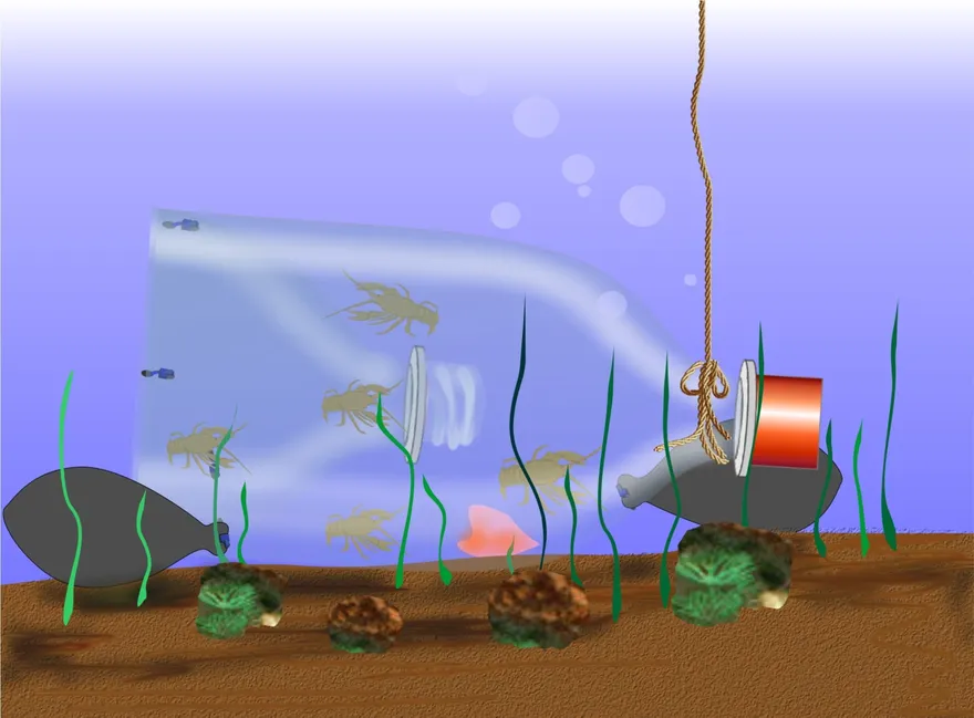 Como fazer uma armadilha para lagostins