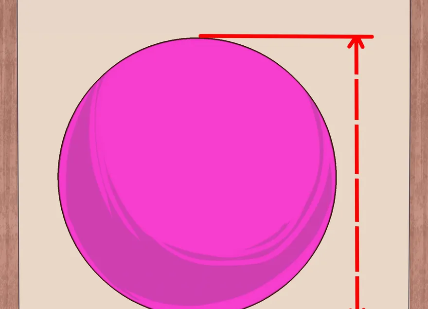 Como medir uma bola de ginástica