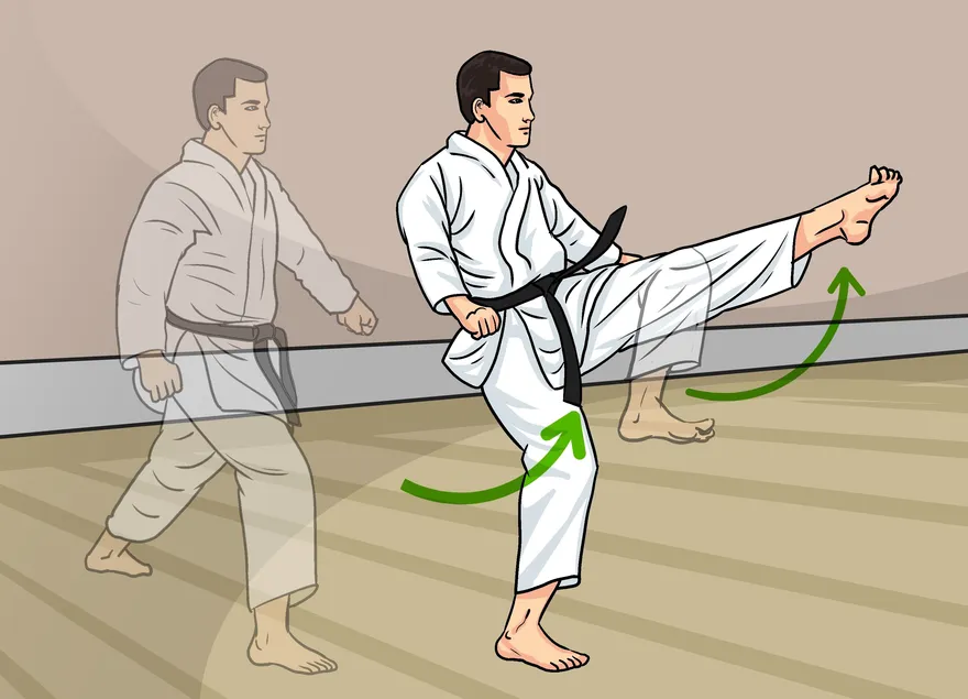 Como executar o Mae Geri (Karatê Shotokan)