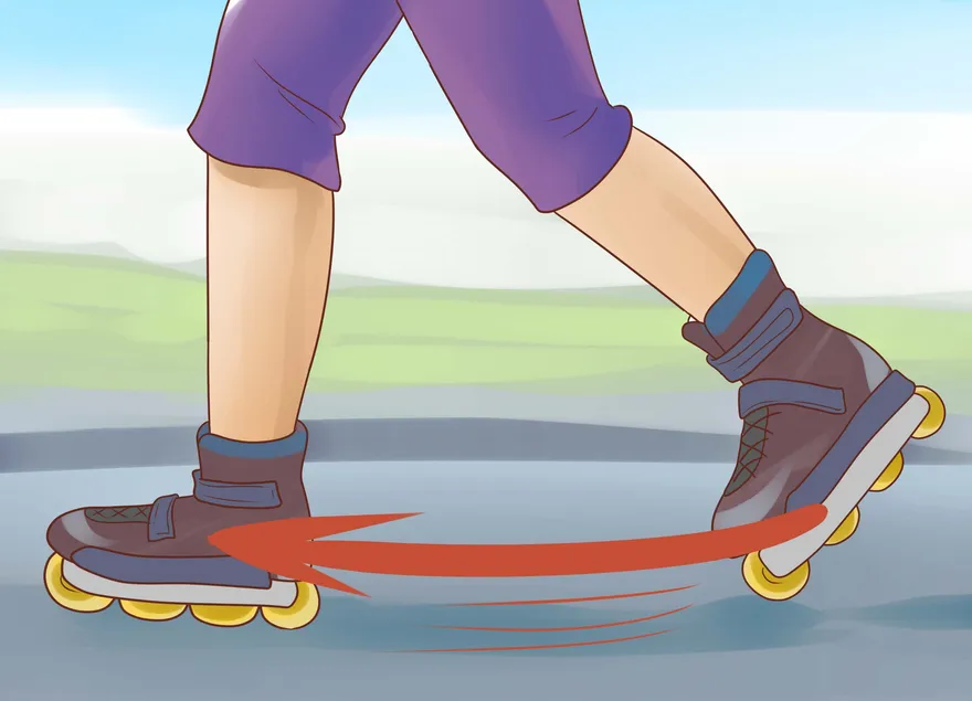 Como andar de patins para trás