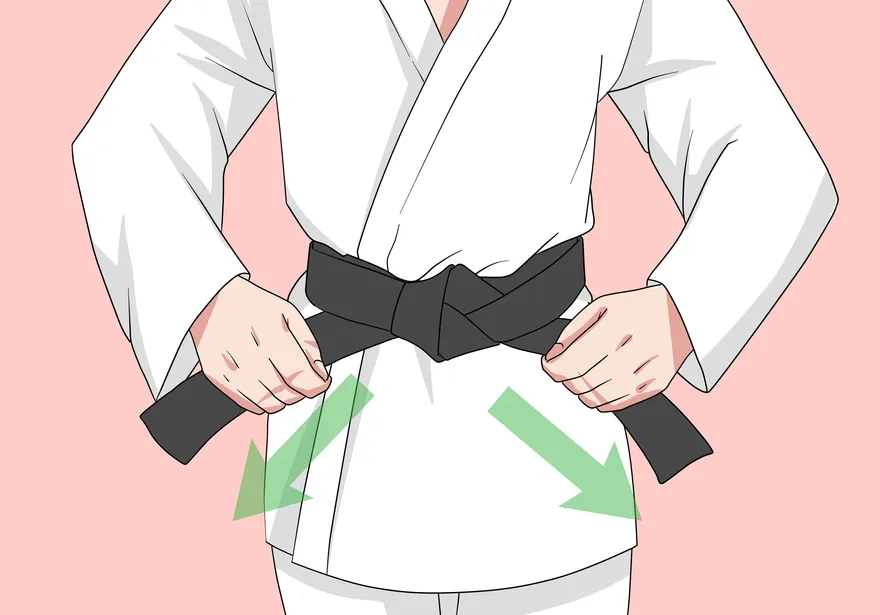 Como amarrar um cinturão de Aikido