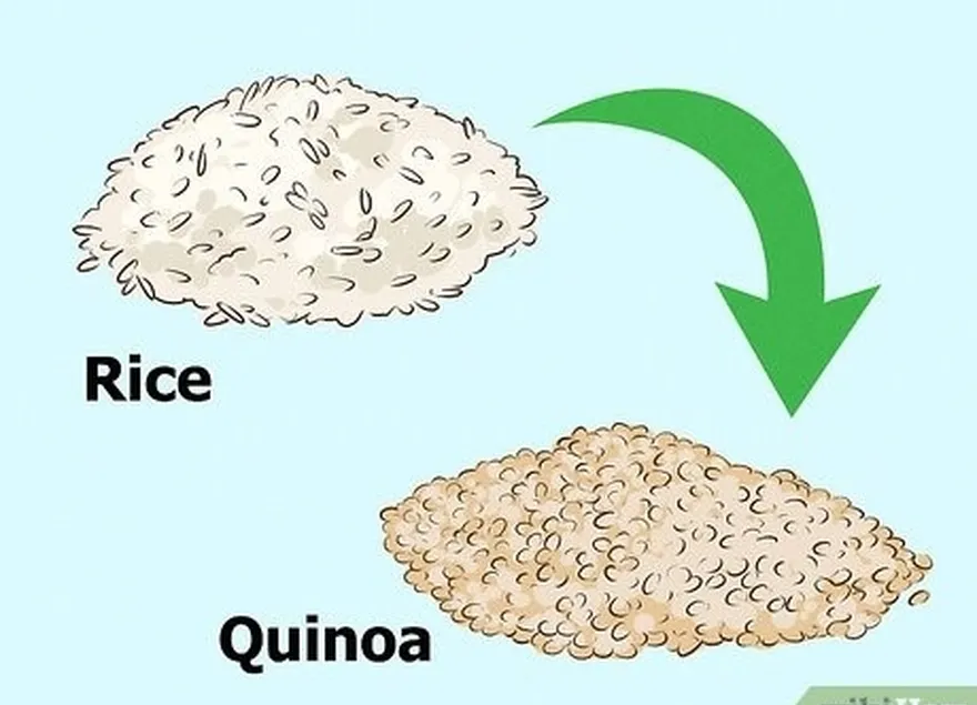 Etapa 7 Substitua o arroz por quinoa.