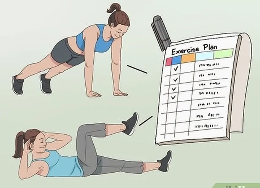 Passo 1 Aprender os exercícios básicos para construir um plano.