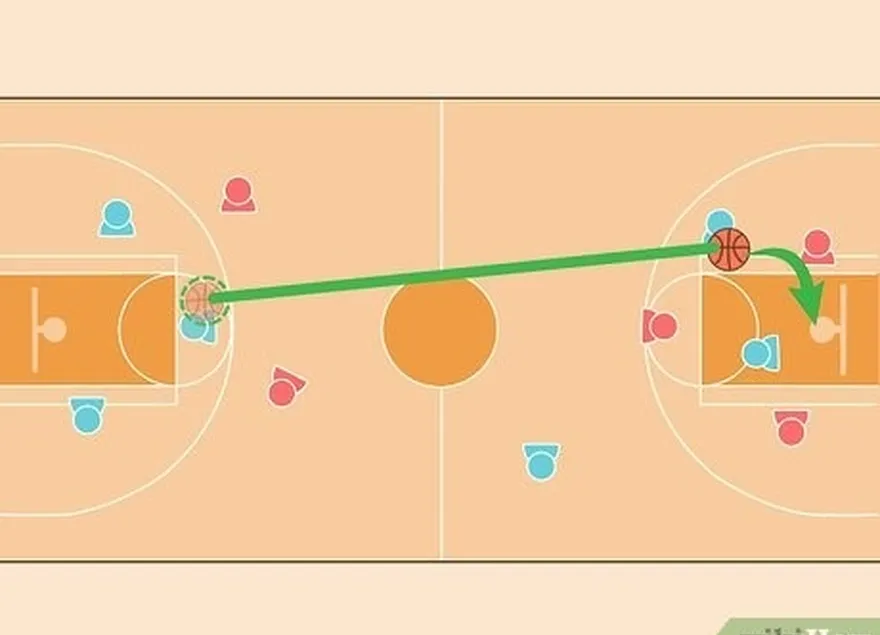 Passo 3: Desça a bola rapidamente pelo campo.