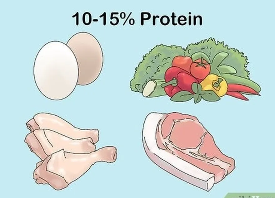 Etapa 2 Consuma de 10 a 15% de suas calorias diárias em proteínas.