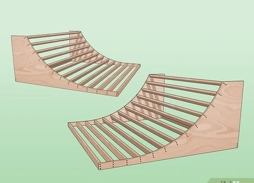 Passo 1 Comece por construir as peças de transição.