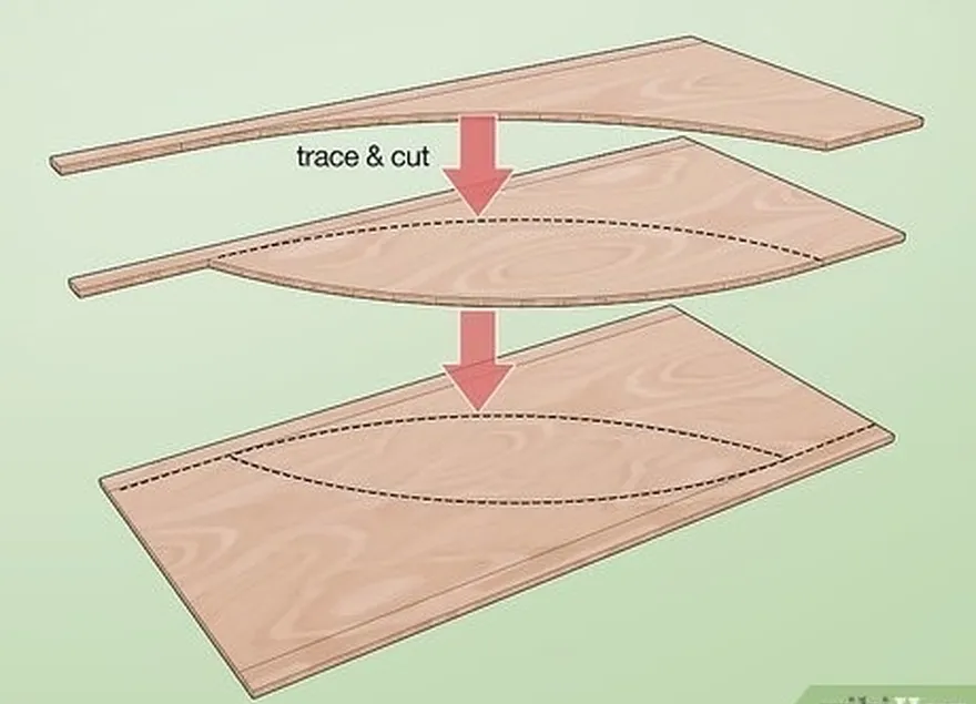 Passo 8 Trace a primeira peça de transição para fazer mais 3 peças do mesmo tamanho.