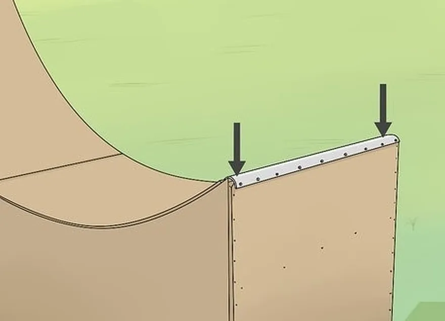 Passo 9 Termine com um pedaço de PVC na parte superior da curva para atuar como a borda.