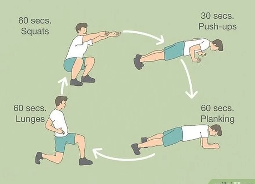 Etapa 5 Realize o treinamento em circuito com menos tempo de descanso entre as séries.