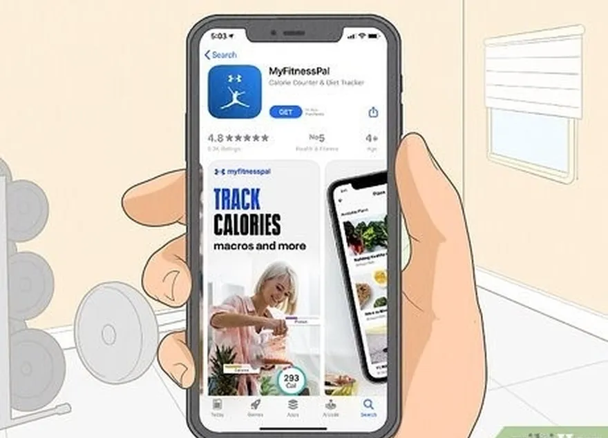 Etapa 7 Use um aplicativo para monitorar quantas calorias você consome're burning.