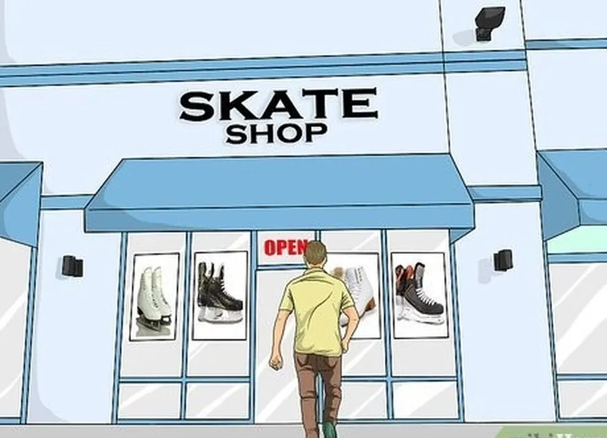 Passo 2 Compre os patins através do seu treinador ou numa loja especializada em patinagem.