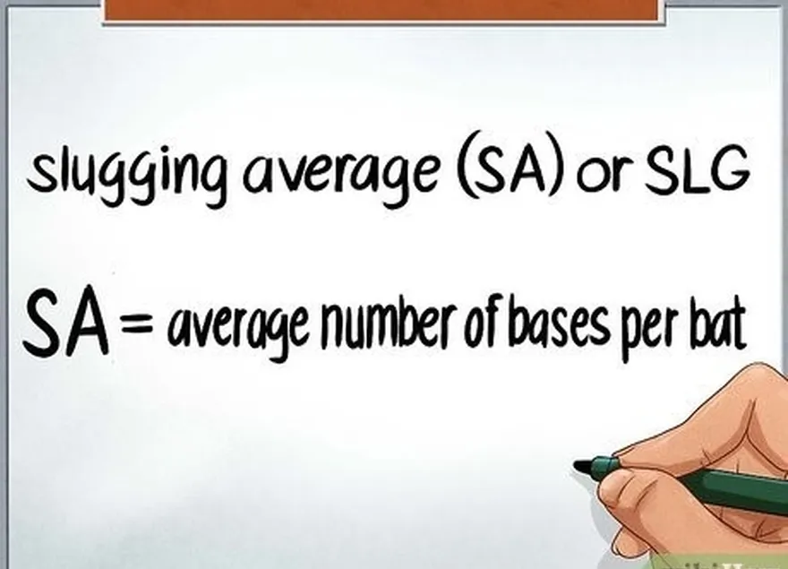 Passo 1 Entenda a porcentagem de slugging.