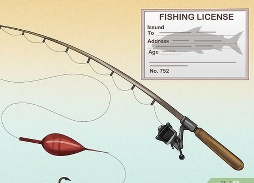 etapa 4 compre uma licença de pesca para seu destino de pesca.