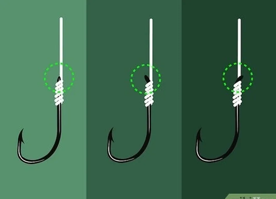 Etapa 5 Use o anzol reto, também conhecido como anzol padrão, para uma grande variedade de estilos e peixes.