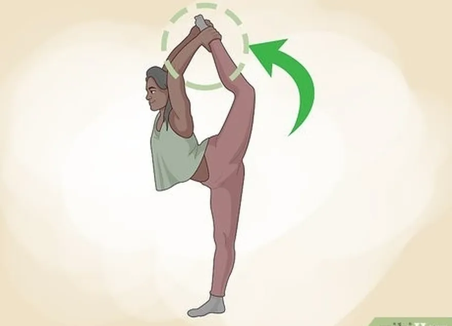 Passo 6 Utilize uma correia de acrobacias para melhorar a sua flexibilidade e postura.