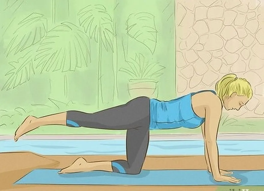 passo 1 faça ioga, pilates ou outros exercícios de tonificação de todo o corpo.