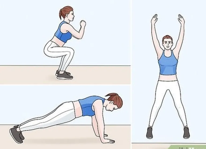 Passo 2 Escolha os seus exercícios favoritos para a sua rotina HIIT.