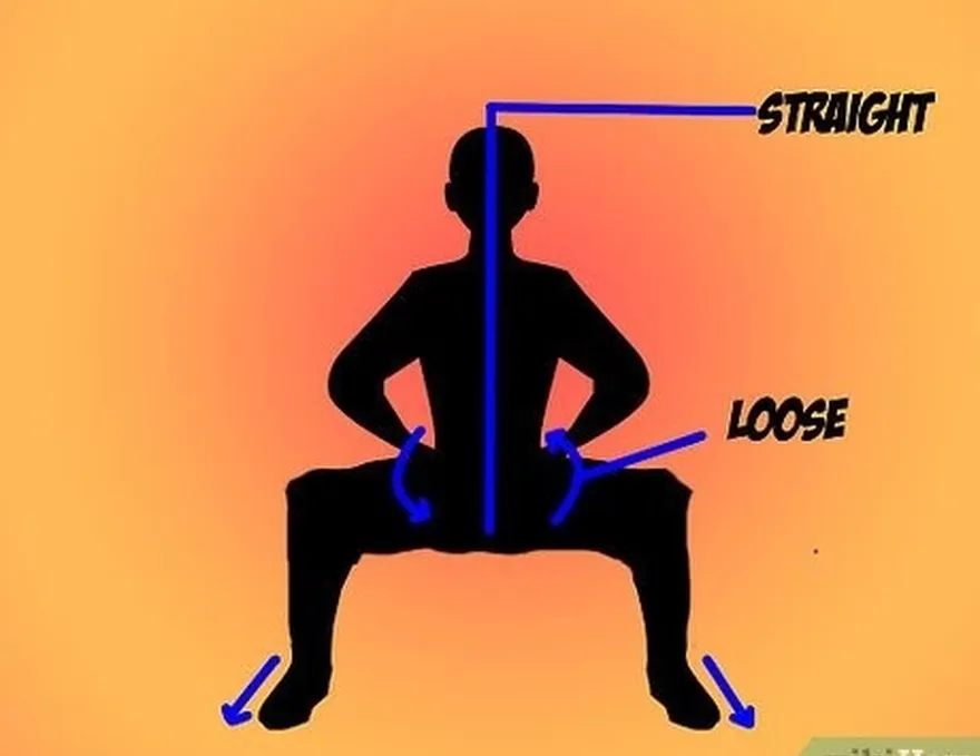 Etapa 4 Certifique-se de que seus pés ainda estejam voltados para a frente, que seu corpo ainda esteja reto e que seus quadris estejam soltos.
