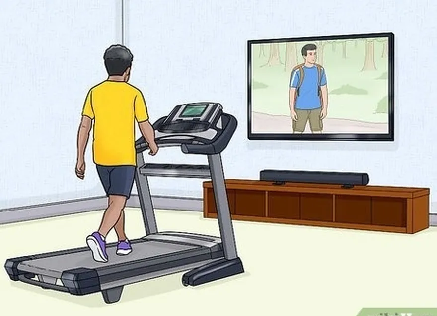 Etapa 2 Use uma esteira para exercícios aeróbicos.