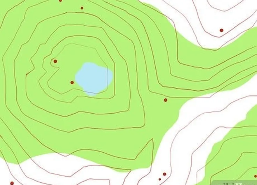 Etapa 3 Encontre um mapa topográfico.