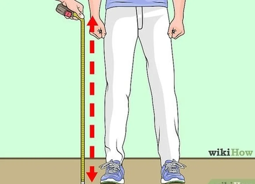 Etapa 2: Meça o comprimento de seu pulso até o chão.