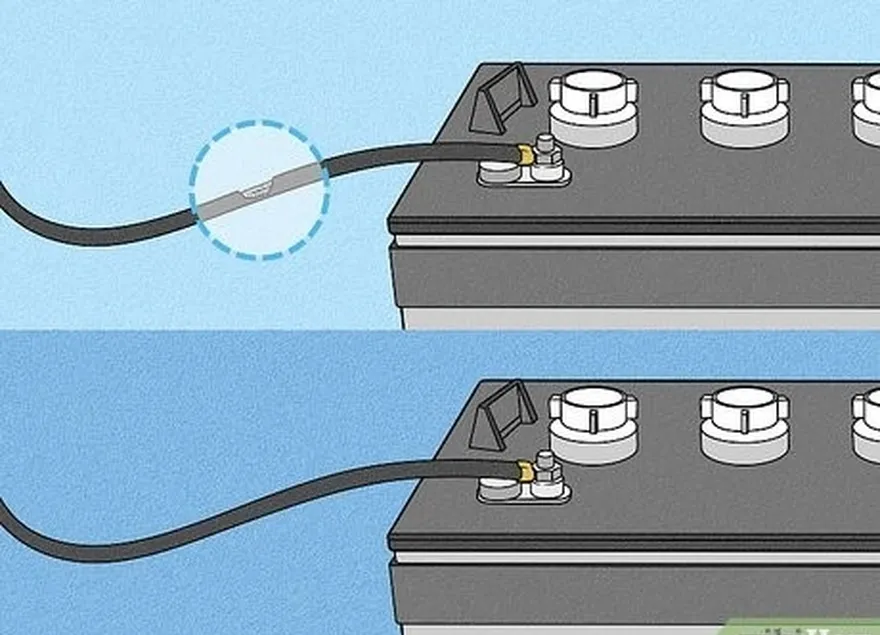 Etapa 6 Substitua os fios desgastados.