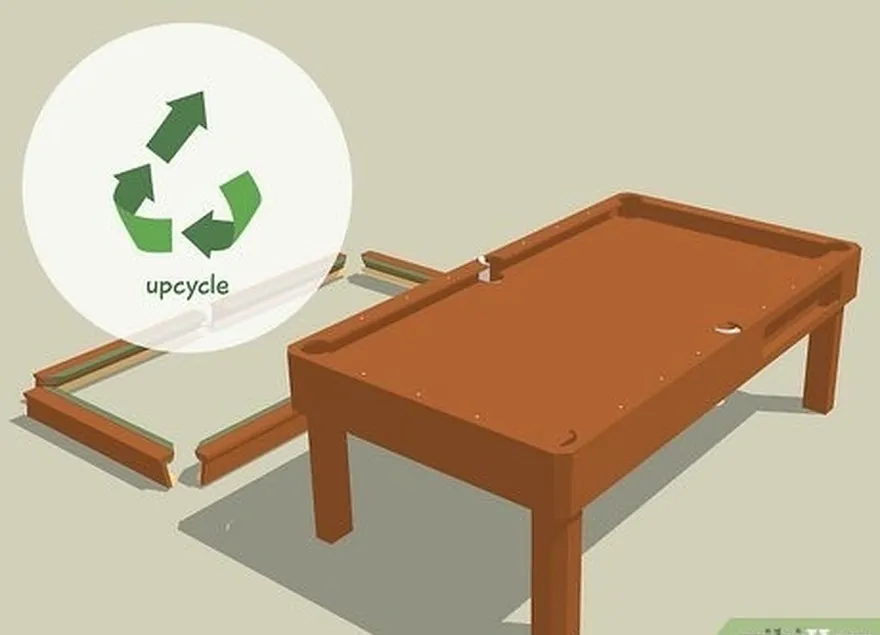 Etapa 5 Reaproveite ou faça um upcycle de sua mesa de bilhar para criar algo novo.