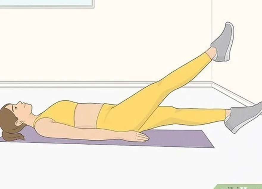 Etapa 4 Faça um exercício simples no chão.