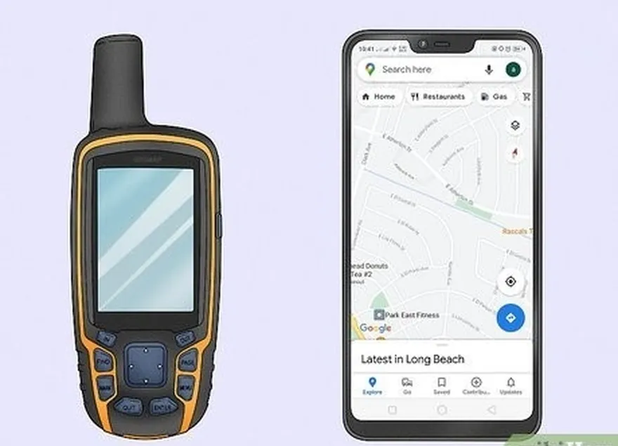 Passo 1 Adquirir um recetor GPS (ou um smartphone como um Android/iPhone, ou tablets com GPS).