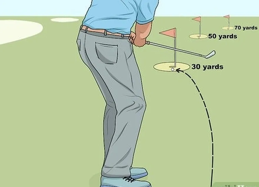 Etapa 5 Pratique batendo em distâncias curtas e vá aumentando a distância.