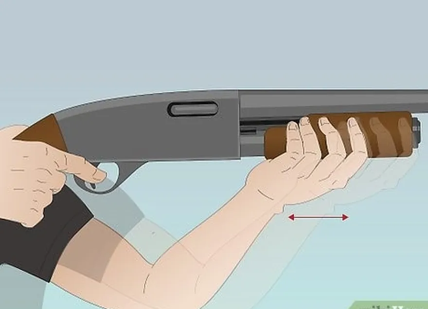 Passo 4 Ajuste a sua mão dianteira para agarrar a extremidade dianteira a uma distância natural.