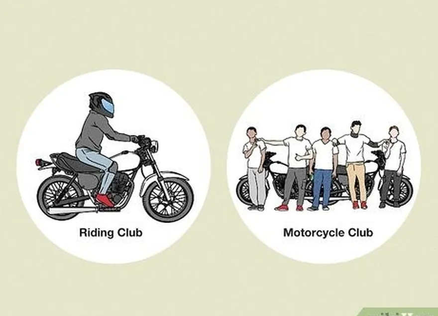 Etapa 1 Os clubes de motociclismo são focados exclusivamente em pilotar motocicletas.