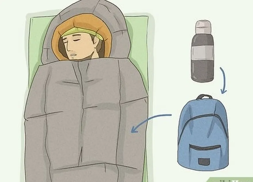 Antes de ir para a cama, ferva um pouco de água no seu fogão de mochila.