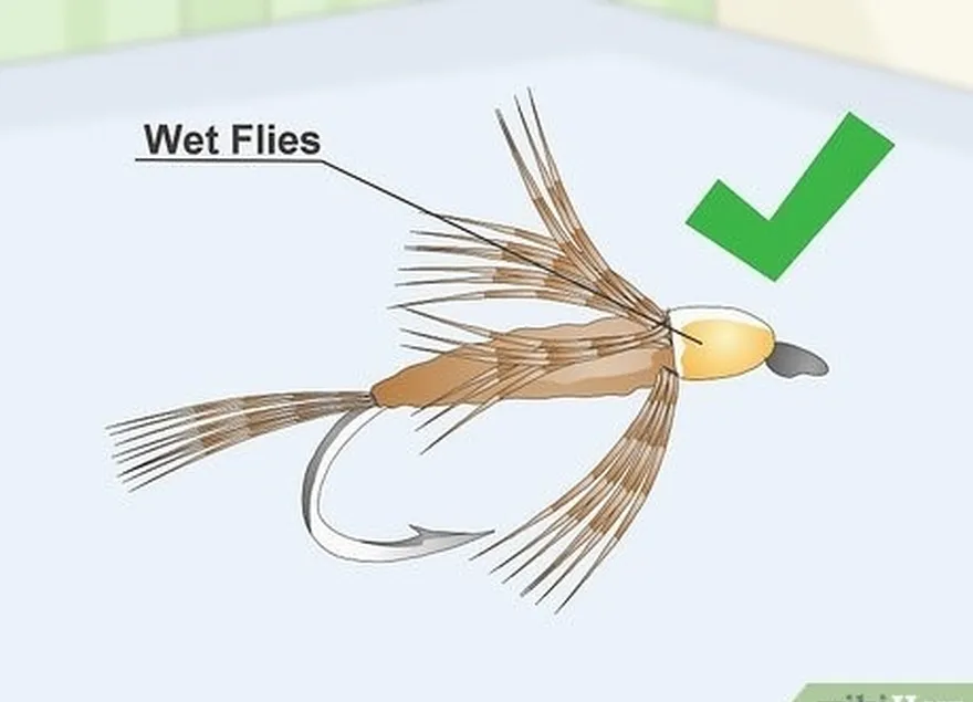 Etapa 2 Use moscas úmidas para atrair bluegills.