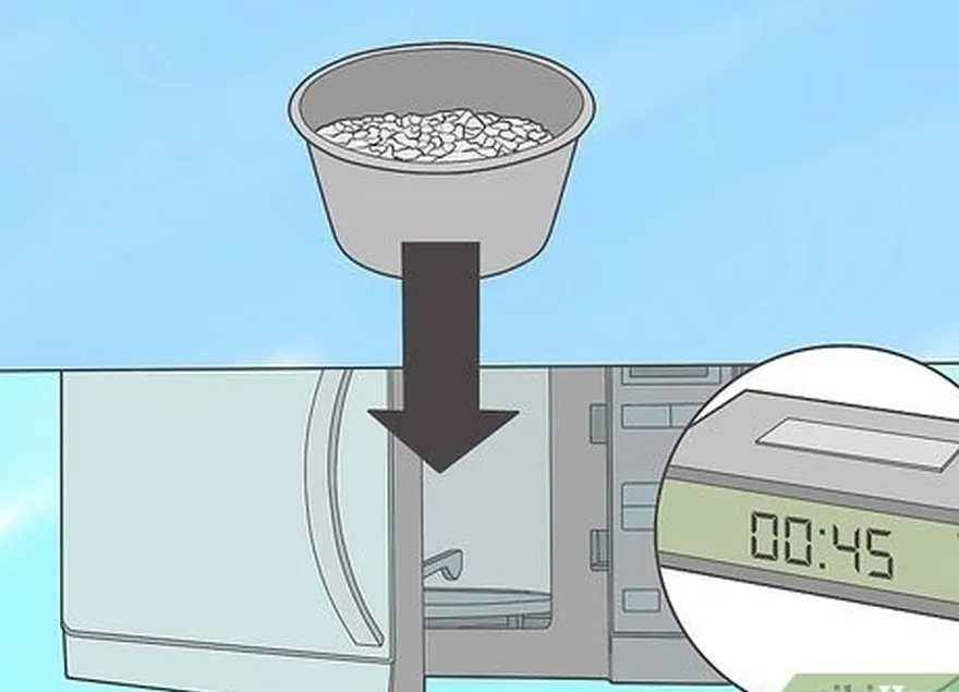 Etapa 9 Coloque a xícara de volta no micro-ondas e aqueça em potência alta por 30 segundos.