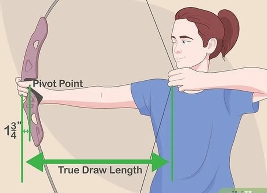 Passo 3 Desenha o arco e mede do ponto de encaixe ao ponto de articulação mais 1 ¾ polegadas.