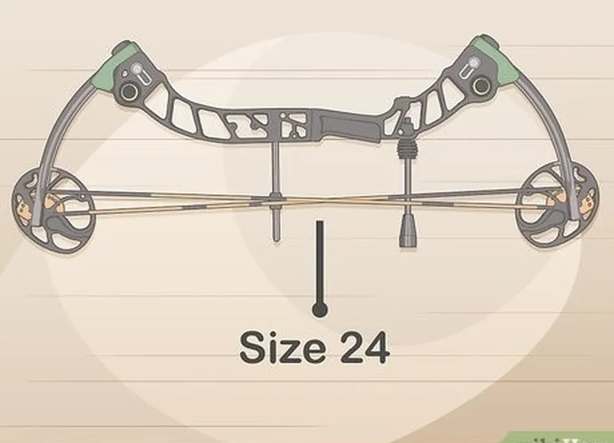 Passo 5 Utilize esta medida para comprar ou ajustar o seu arco's draw length.