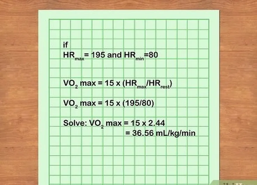 Etapa 4 Calcule seu VO2 máx.