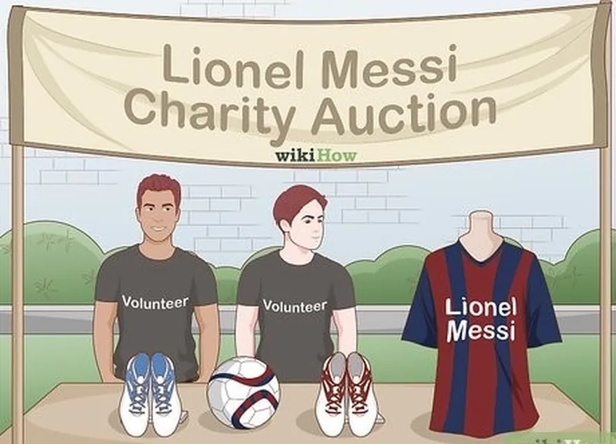 Etapa 3 Curtir ou seguir Lionel Messi's charities.