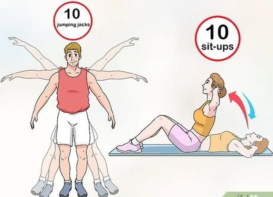 Etapa 5: Comece com exercícios curtos que você possa fazer com facilidade.'re likely to complete.