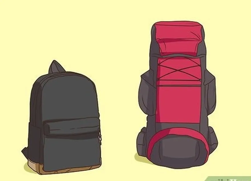 Passo 2 Traga uma mochila se tenciona fazer caminhadas.