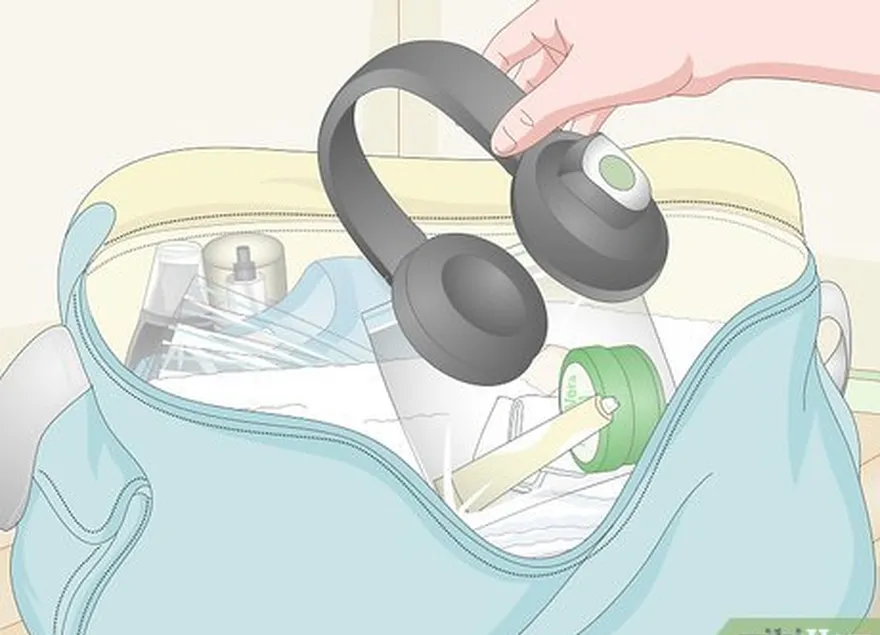 Etapa 3 Leve fones de ouvido ou um alto-falante para tocar música.