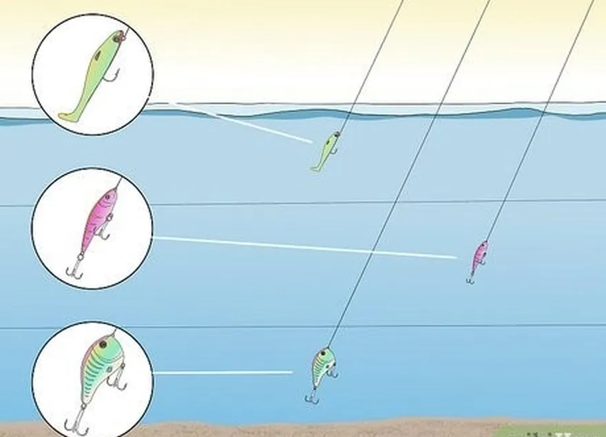 Etapa 3: Utilize iscos com peso para águas mais profundas e iscos leves para águas menos profundas.