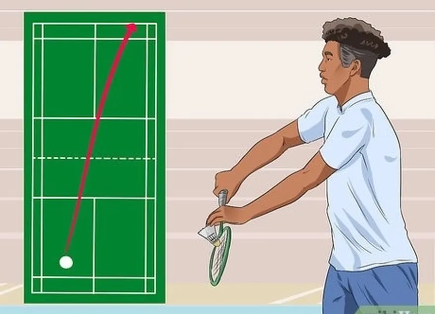 Etapa 7 Pratique o saque longo em simples.